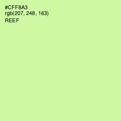 #CFF8A3 - Reef Color Image