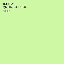 #CFF8A4 - Reef Color Image
