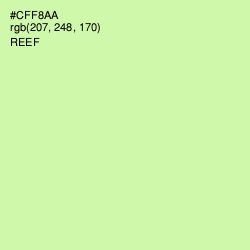 #CFF8AA - Reef Color Image