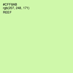 #CFF8AB - Reef Color Image