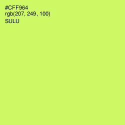 #CFF964 - Sulu Color Image