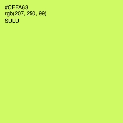 #CFFA63 - Sulu Color Image