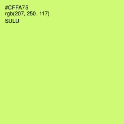#CFFA75 - Sulu Color Image