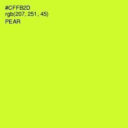 #CFFB2D - Pear Color Image