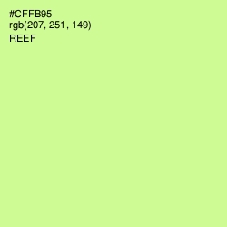 #CFFB95 - Reef Color Image