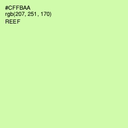 #CFFBAA - Reef Color Image