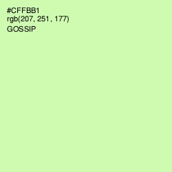 #CFFBB1 - Gossip Color Image