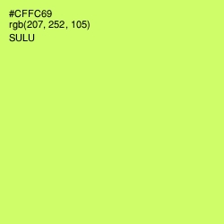 #CFFC69 - Sulu Color Image