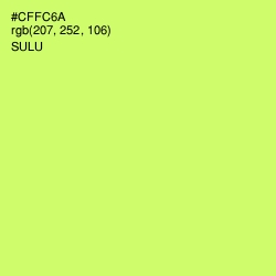 #CFFC6A - Sulu Color Image