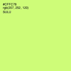 #CFFC78 - Sulu Color Image