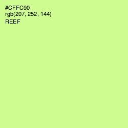 #CFFC90 - Reef Color Image
