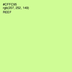 #CFFC95 - Reef Color Image