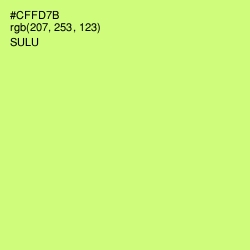 #CFFD7B - Sulu Color Image