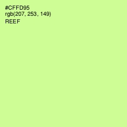 #CFFD95 - Reef Color Image