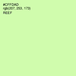 #CFFDAD - Reef Color Image