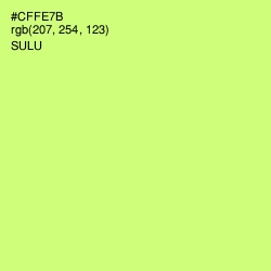 #CFFE7B - Sulu Color Image