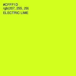 #CFFF1D - Electric Lime Color Image