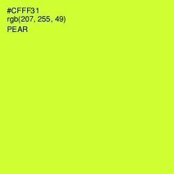 #CFFF31 - Pear Color Image