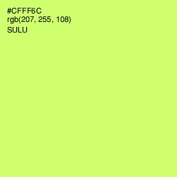 #CFFF6C - Sulu Color Image