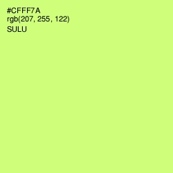 #CFFF7A - Sulu Color Image