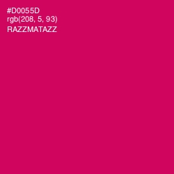 #D0055D - Razzmatazz Color Image
