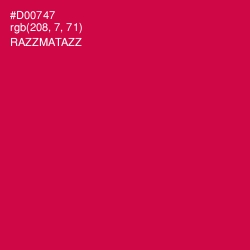 #D00747 - Razzmatazz Color Image