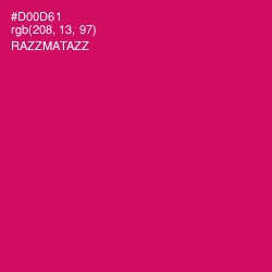 #D00D61 - Razzmatazz Color Image