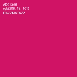 #D01365 - Razzmatazz Color Image