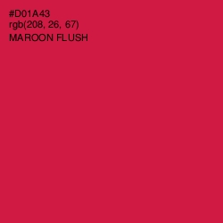 #D01A43 - Maroon Flush Color Image