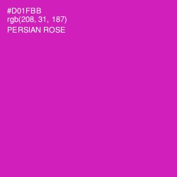 #D01FBB - Persian Rose Color Image