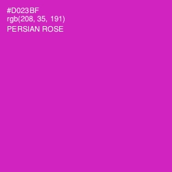 #D023BF - Persian Rose Color Image