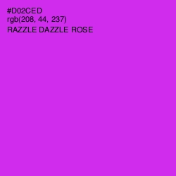 #D02CED - Razzle Dazzle Rose Color Image