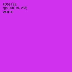 #D031EE - Razzle Dazzle Rose Color Image