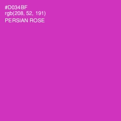 #D034BF - Persian Rose Color Image