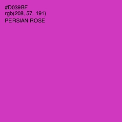 #D039BF - Persian Rose Color Image