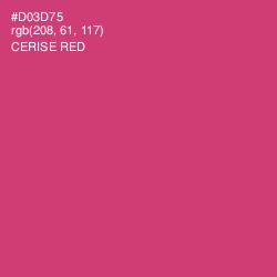 #D03D75 - Cerise Red Color Image