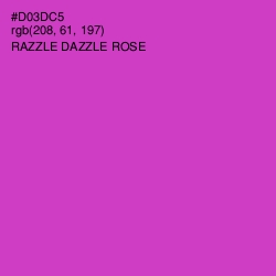 #D03DC5 - Razzle Dazzle Rose Color Image