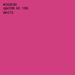 #D03E80 - Cerise Color Image