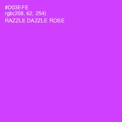 #D03EFE - Razzle Dazzle Rose Color Image