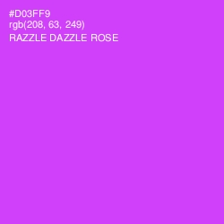 #D03FF9 - Razzle Dazzle Rose Color Image