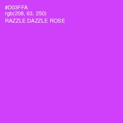 #D03FFA - Razzle Dazzle Rose Color Image