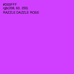 #D03FFF - Razzle Dazzle Rose Color Image