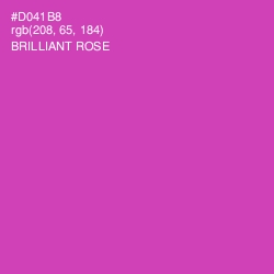 #D041B8 - Brilliant Rose Color Image