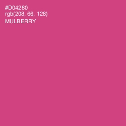 #D04280 - Mulberry Color Image