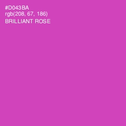#D043BA - Brilliant Rose Color Image