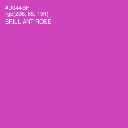 #D044BF - Brilliant Rose Color Image