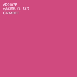 #D0497F - Cabaret Color Image