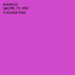 #D049CD - Fuchsia Pink Color Image