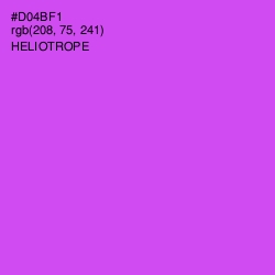 #D04BF1 - Heliotrope Color Image