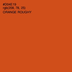 #D04E19 - Orange Roughy Color Image